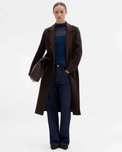 Chaquetas|Prendas De Abrigo|SIMORRA Abrigo largo cruzado Marrón