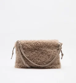 Bolsos|SIMORRA Bolso bombonera pelo Beige