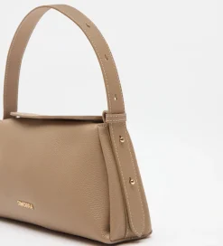 Bolsos|SIMORRA Bolso piel baguette Beige