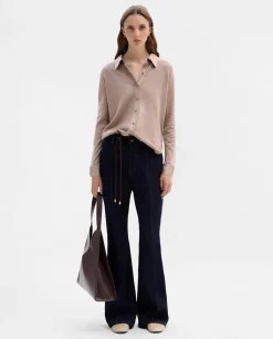 Prendas De Punto|Camisas Y Blusas|SIMORRA Camisa punto combinada Beige