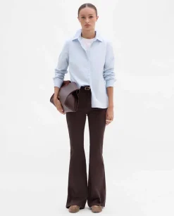 Camisas Y Blusas|SIMORRA Camisa recta algodón Azul