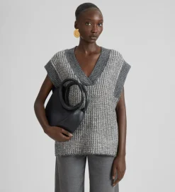 Prendas De Punto|Camisetas Y Tops|SIMORRA Chaleco punto fantasía Gris