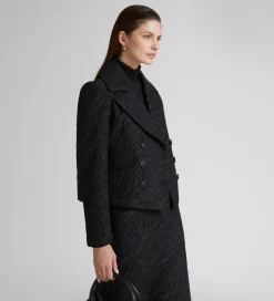 Fiesta|Prendas De Abrigo|SIMORRA Chaqueta solapas cruzada Negro