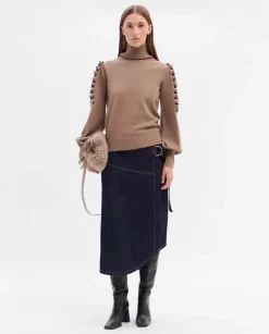 Jerséis Y Cárdigans|SIMORRA Jersey bordado textil Beige