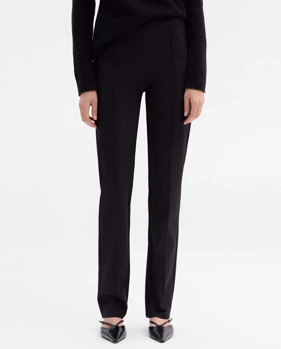 Pantalones Y Faldas|SIMORRA Pantalón tejido técnico Negro