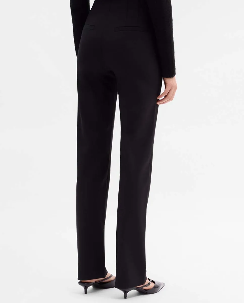 Pantalones Y Faldas|SIMORRA Pantalón tejido técnico Negro
