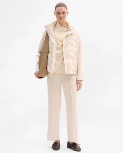 Prendas De Abrigo|Plumíferos|SIMORRA Plumífero corto combinado Beige