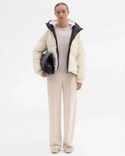 Prendas De Abrigo|Plumíferos|SIMORRA Plumífero corto reversible Beige-negro