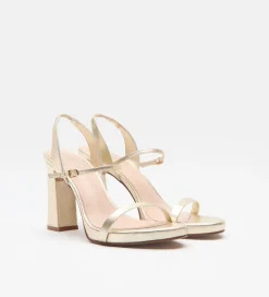 Zapatos|Fiesta|SIMORRA Sandalia de tacón ancho Oro