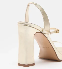 Zapatos|Fiesta|SIMORRA Sandalia de tacón ancho Oro