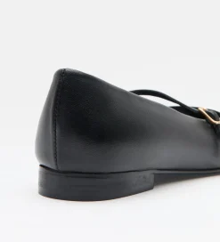 Zapatos|SIMORRA Zapato bailarina punta cuadrada Negro