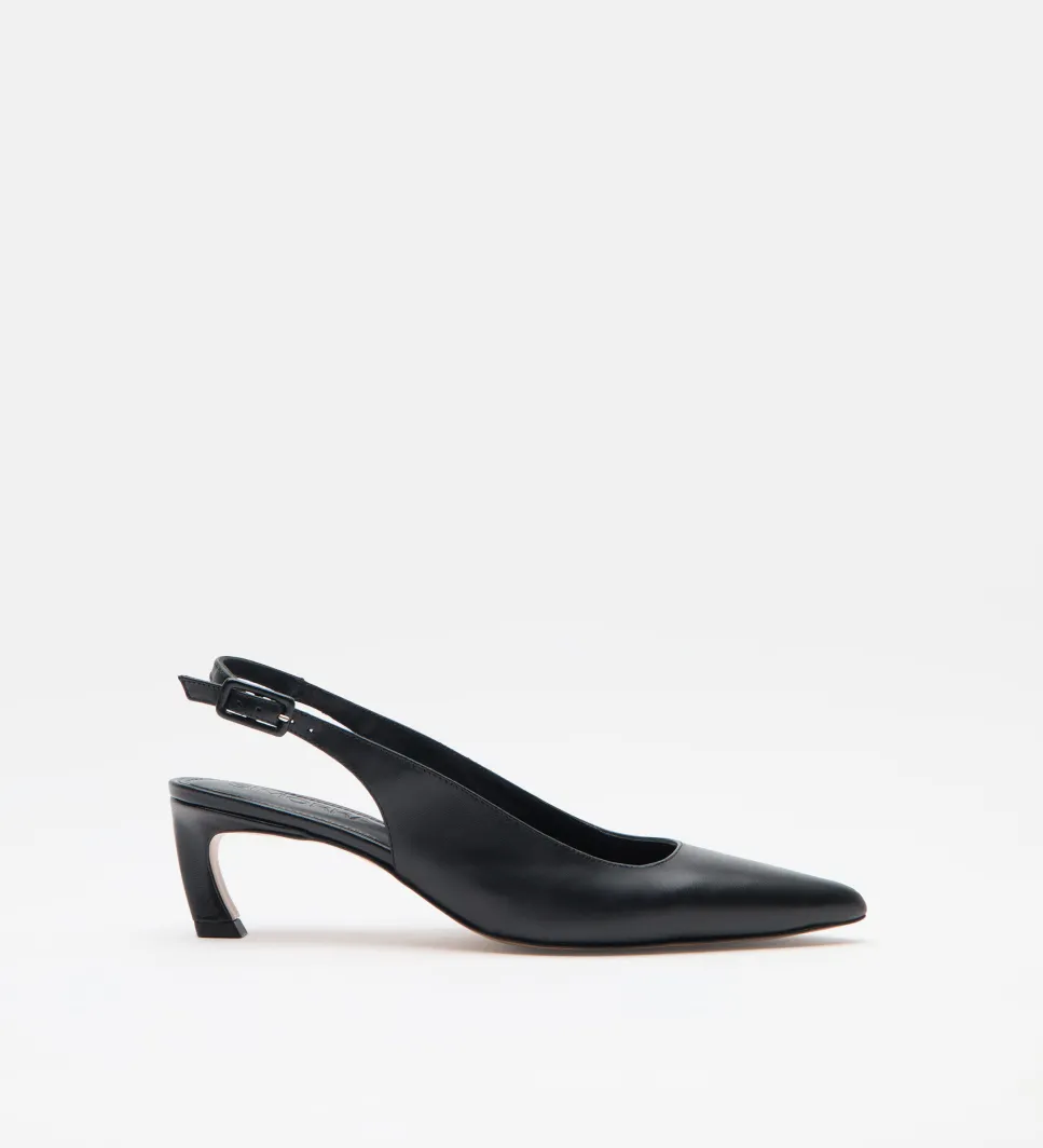 Zapatos|SIMORRA Zapato tacón destalonado Negro